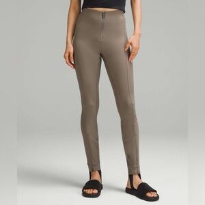 Lululemon Pull-On Zip-Front High-Rise Pant XL / 16 Nomad
